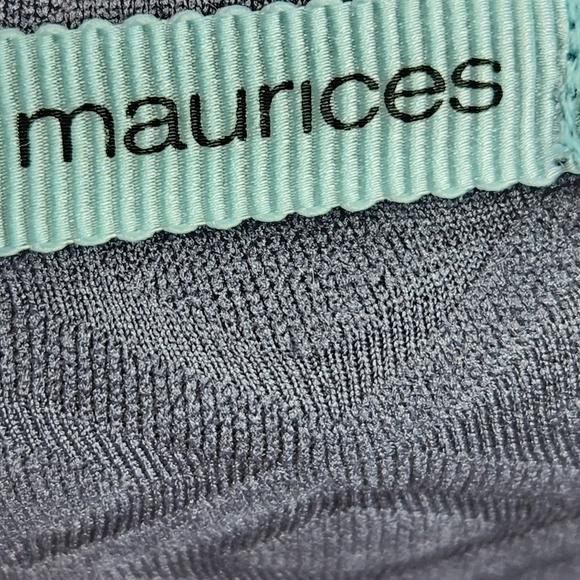 Maurices Grey Cap Sleeve Geometric Textured Material Fit & Flare Dress Sz XLarge - Picture 7 of 10